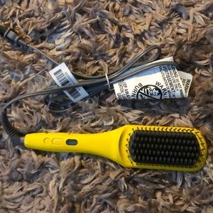 Dry bar straightening brush